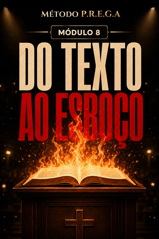 Capa do módulo 8, Do texto ao esboço